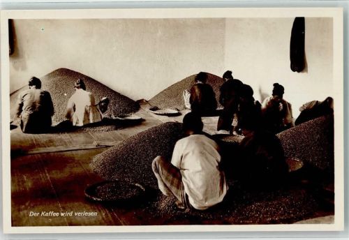 Indien Bohnen werden verlesen Verlag Fischer und Franke Nr.5