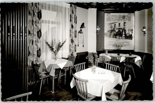 Otzenhausen Hotel Post Ort handschriftlich
