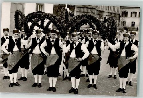 Haag 1956 Tracht Schäfflertanz