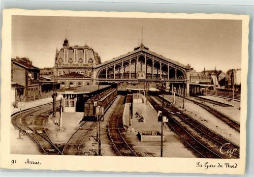 Arras Bahnhof Eisenbahn Foto Cap