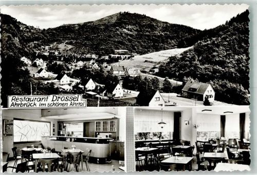 53506 W5481 Ahrbrück Foto AK Gasthaus Drossel