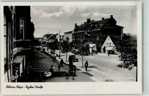 Lötzen Lycker Straße Foto AK