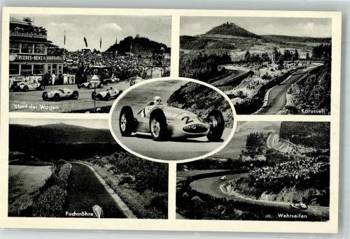 Adenau Start der Rennwagen Karussell , Wehrseifen
