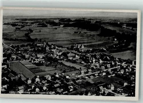 Peißenberg 1943 Fliegeraufnahme vom Ortsteil Unter-Peißenberg