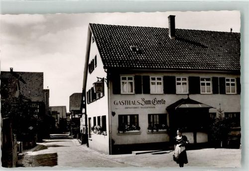 Strümpfelbach Gasthaus und Metzgerei zum Gretle Foto AK