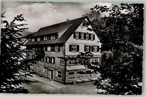 72270 W7292 Obertal , Kr Freudenstadt Foto AK Hotel Günters Kurhof