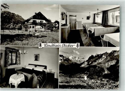 Bayerisch Gmain 1973 Pension Landhaus Aicher