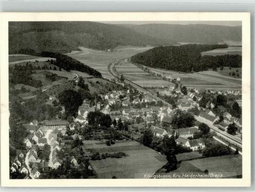 Königsbronn Fliegeraufnahme des Ortes