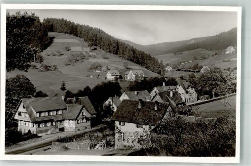 72270 W7292 Obertal , Kr Freudenstadt Foto AK Gasthaus Pension zum Schwanen