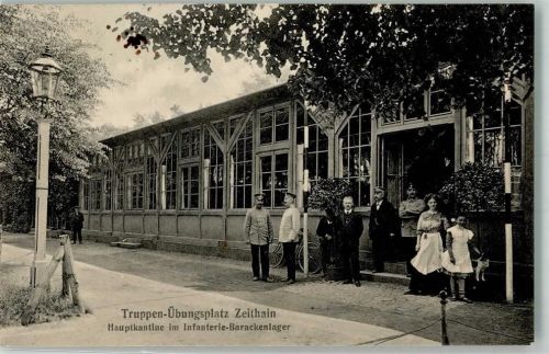 Zeithain 1911 Kaserne Truppenübungsplatz Hauptkantine Gasthaus