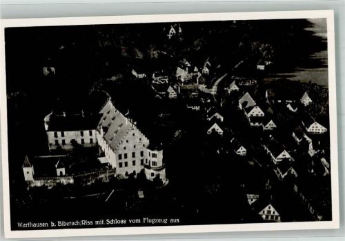 Warthausen Fliegeraufnahme Mit Schloss Freigegeben d. R.L.M.