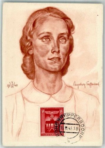 1940 sign. Willrich Ingeborg Teuffenbach Dichterin Ostmark VDA-Schulsammlung