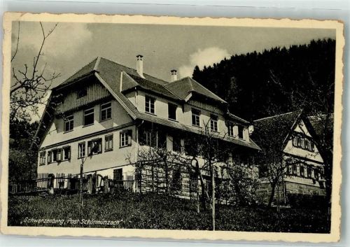 Schwarzenberg 1938 Pension Post Schönmünzach