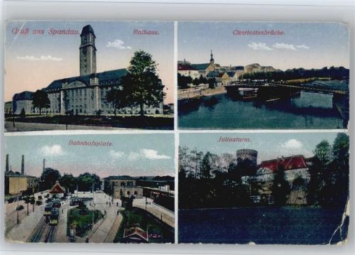 Spandau Rathaus Charlottenbrücke Bahnhofsplatz Juliusturm