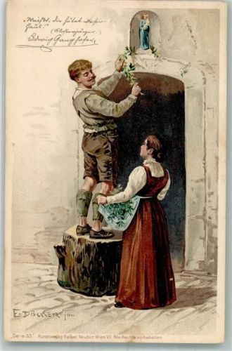 1900 Serie 33 Girlande aufhängen