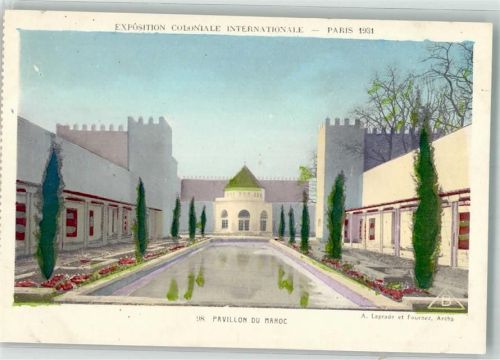 Rabat 1931 Ausstellung Paris 1931 Pavillon Marokko