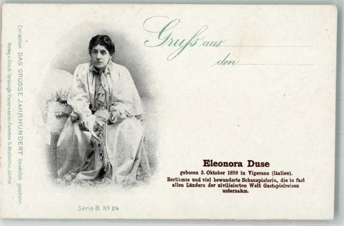 Vigevano 1900 Eleonora Duse Das Grosse Jahrhundert Serie B Nr. 24