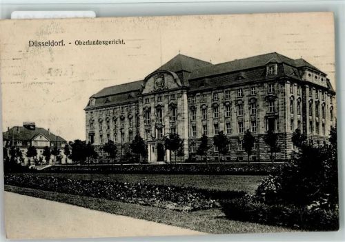 Düsseldorf, Oberlandesgericht , Flecken 1917 AK