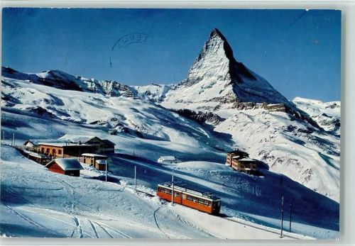 Zermatt Riffelberg Matterhorn Winter