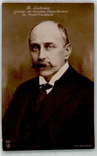 A. Lohmann Gründer der Ocean Reederei für Fracht- und Tauchboote NPG 5629