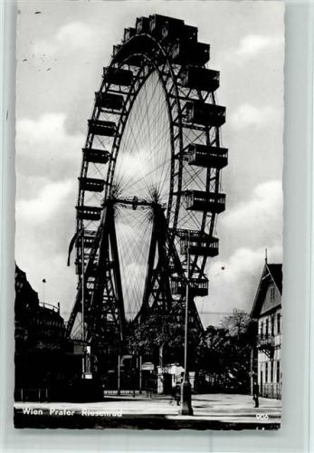 Riesenrad, Wien - Prater 1955 AK