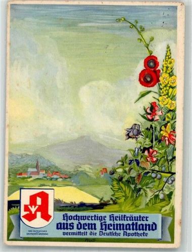 1941 Heilkräuter aus dem Heimatland Apotheken-Werbung