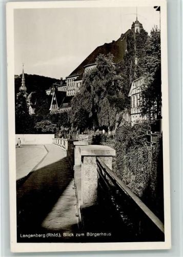 Langenberg Blick zum Bürgerhaus