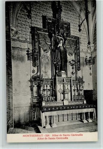Montserrat Altar des Santa Gertrudis Innenaufnahme