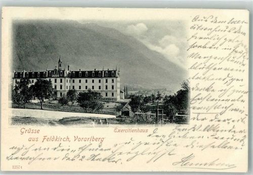 Feldkirch 1900 Exercitienhaus Adelskorrespondenz