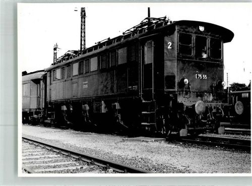 Köln Deutz 105 E-Lokomotive 7555 Ort handschriftlich