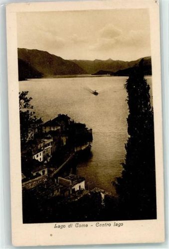 Varenna Lago di Como Centro lago Comer See