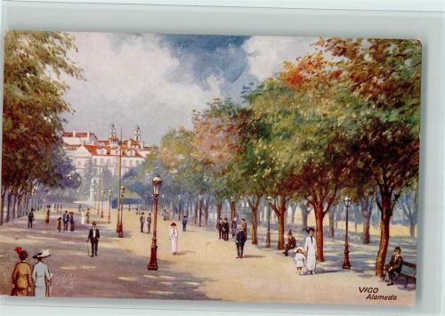 Vigo Alameda Tucks Postkarte Serie 1