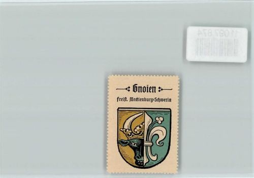 Gnoien Vignette Wappen Kaffee Hag ca 1920-1940