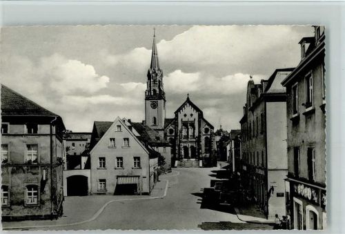 Selb Martin-Luther-Platz und Evangel. Kirche