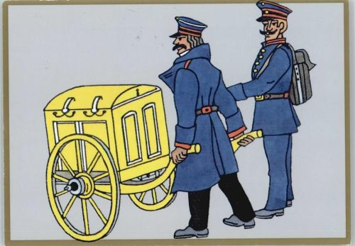 Preußischer Postbeamte im 19. Jahrhundert