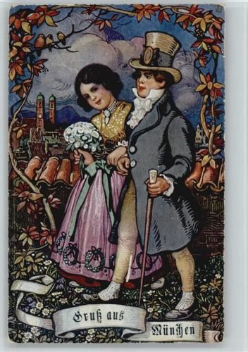Verlag Ottmar Zieher Nr. 5 - Trachten - 1920 AK