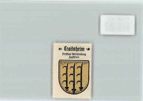 Crailsheim Vignette Wappen Kaffee Hag ca 1920-1940