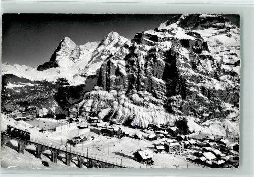 Mürren Eiger Mönch Allmendhubel Winter