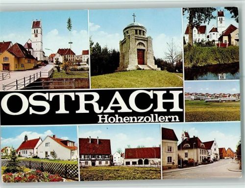 Ostrach Ortsansichten Mehrfachaufnahme