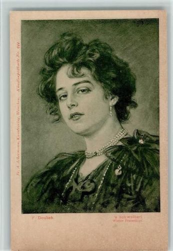 1900 Wiener Frauenkopf - Ackermann Nr. 944 AK