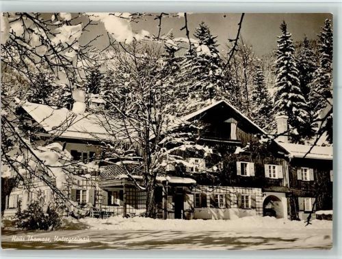 82491 W8104 Untergrainau - Haus Thomas Winteraufnahme