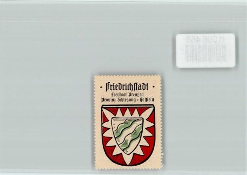 Friedrichstadt Vignette Wappen Kaffee Hag ca 1920-1940
