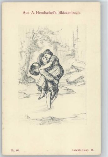 Skizzenbuch Nr. 66 - Leichte Last Nr. II - Liebespaar