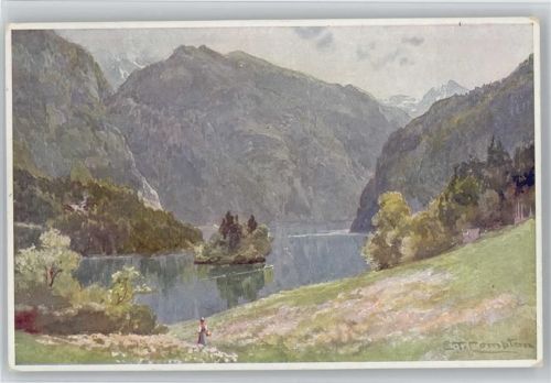 Berchtesgaden Königsee mit Insel Christlieger