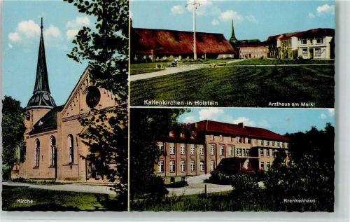Kaltenkirchen Kirche Arzthaus am Markt Krankenhaus 3-Bildaufnahme