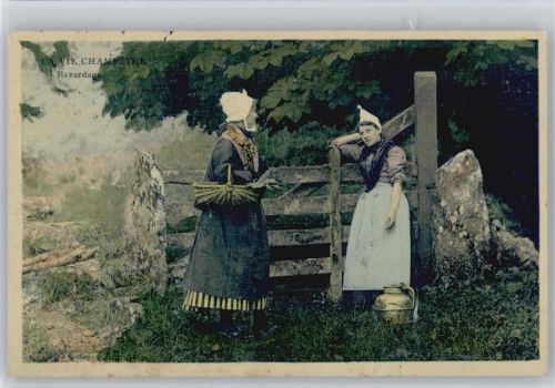 1908 La Vie Chammetre - Bavardage