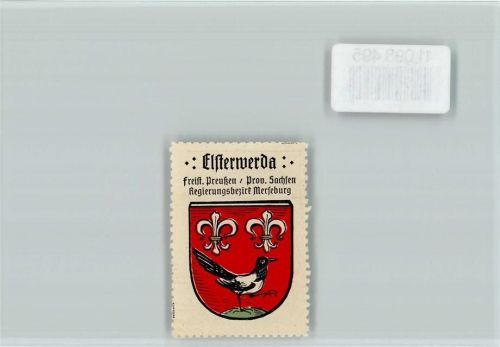 Elsterwerda Vignette Wappen Kaffee Hag ca 1920-1940