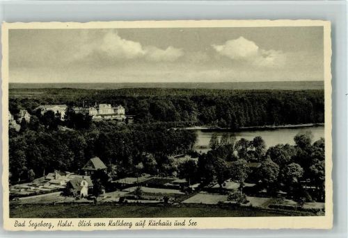 Bad Segeberg Blick vom Kalkberg auf Kurhaus und See