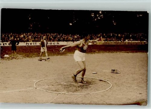 Diskuswerfen Foto ca 1930 AK