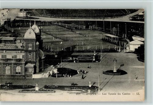 Dieppe - Le Tennis du Casino - Tennisplätze ca 1925 AK